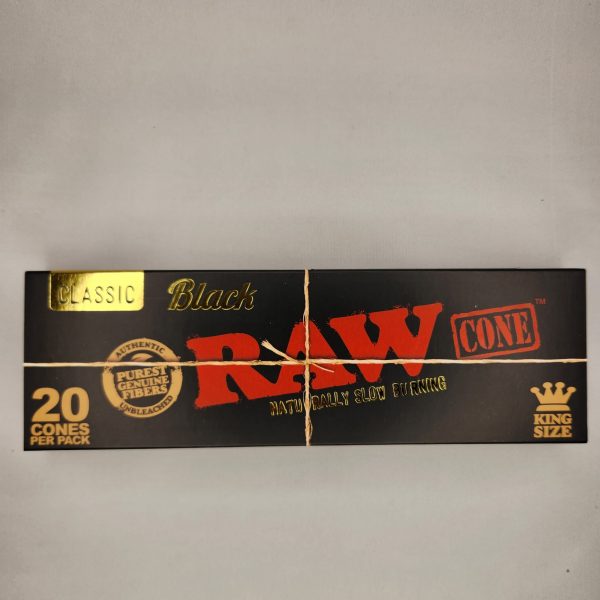 Raw Black King Size Cones - Image 3