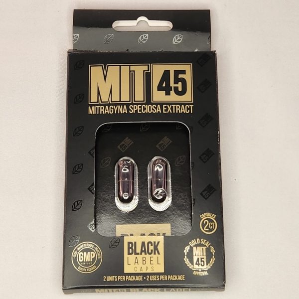 MIT45 Black Label Caps 2pk