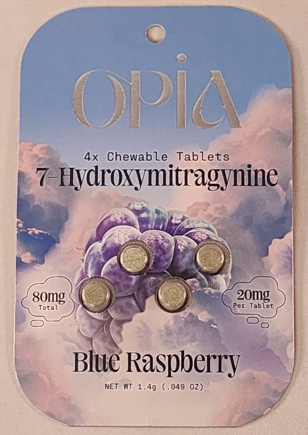 OPiA 7-Hydroxymitragynine Blue Raspberry Tablets