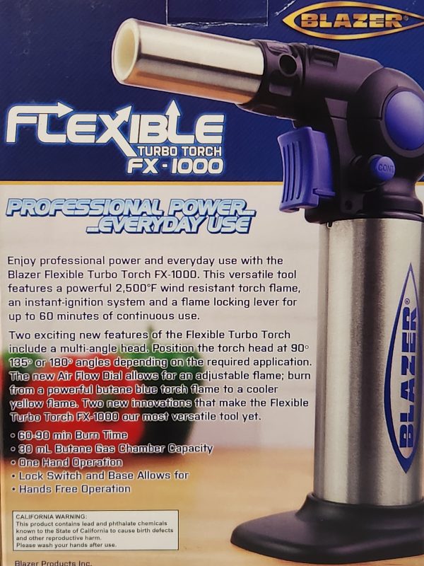 Blazer Flexible FX-1000 Butane Torch - Assorted Colors - Image 4