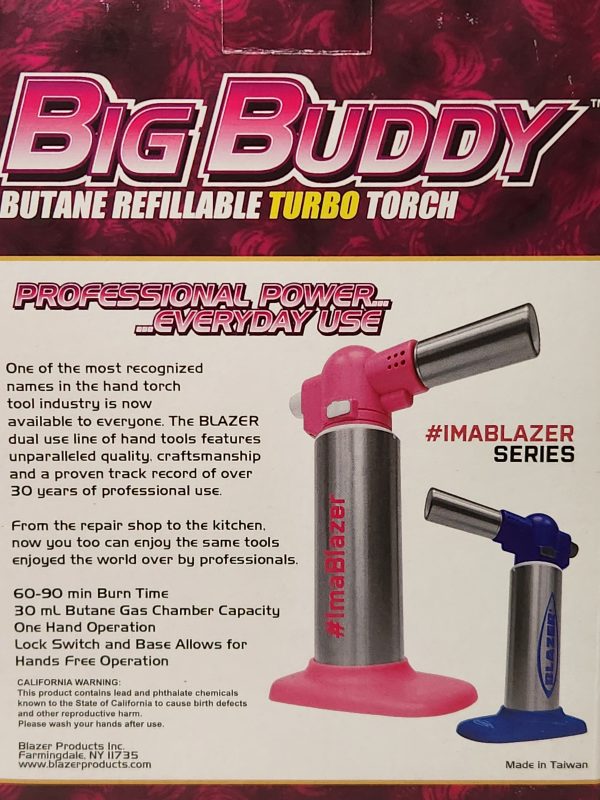 Blazer Big Buddy Butane Torch - Assorted Colors - Image 6