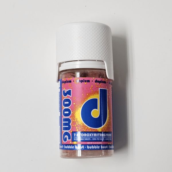 Dopium 7-OH Tablets Bottle – Bubble Burst, 300MG Total (30 Tablets)