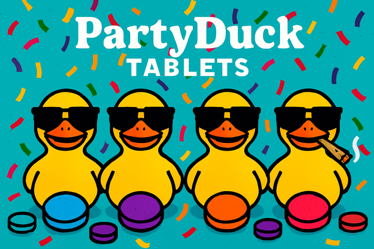 PartyDuck Tablets 4ct - Multiple Flavors
