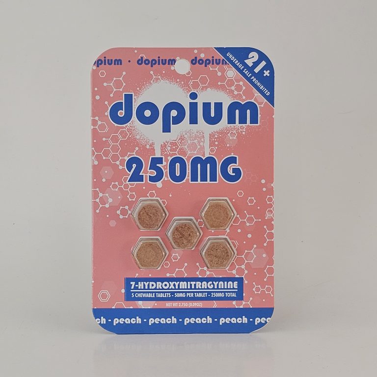 Dopium 7oh, 50mg, 5 count, 250mg total