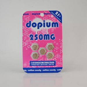 Dopium 7oh, 50mg, 5 count, 250mg total