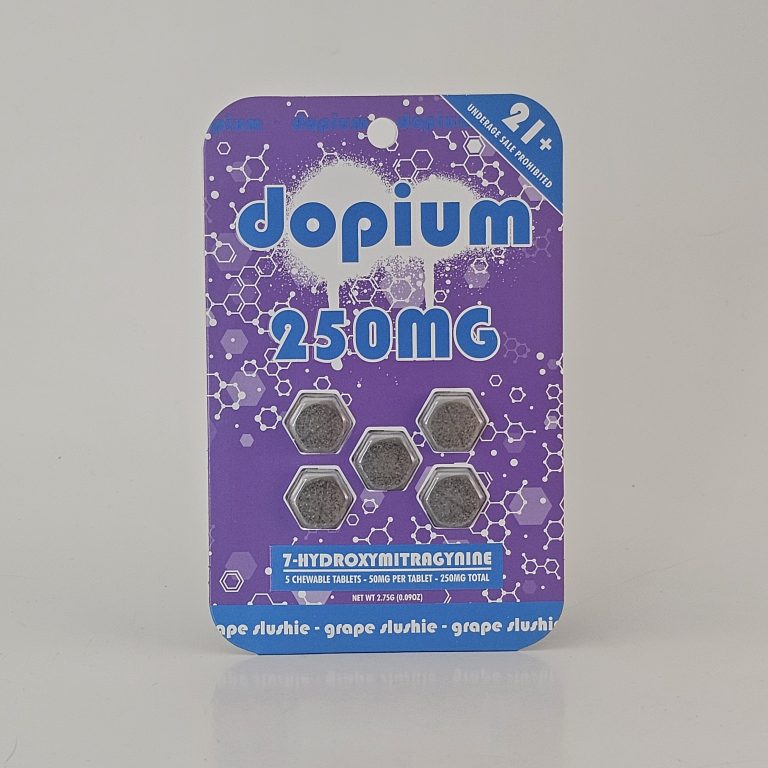 Dopium 7oh, 50mg, 5 count, 250mg total