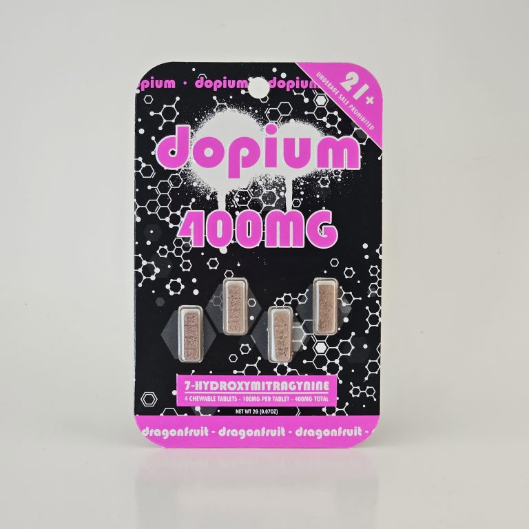 Dopium 7oh 100mg 4 count bars 400mg total