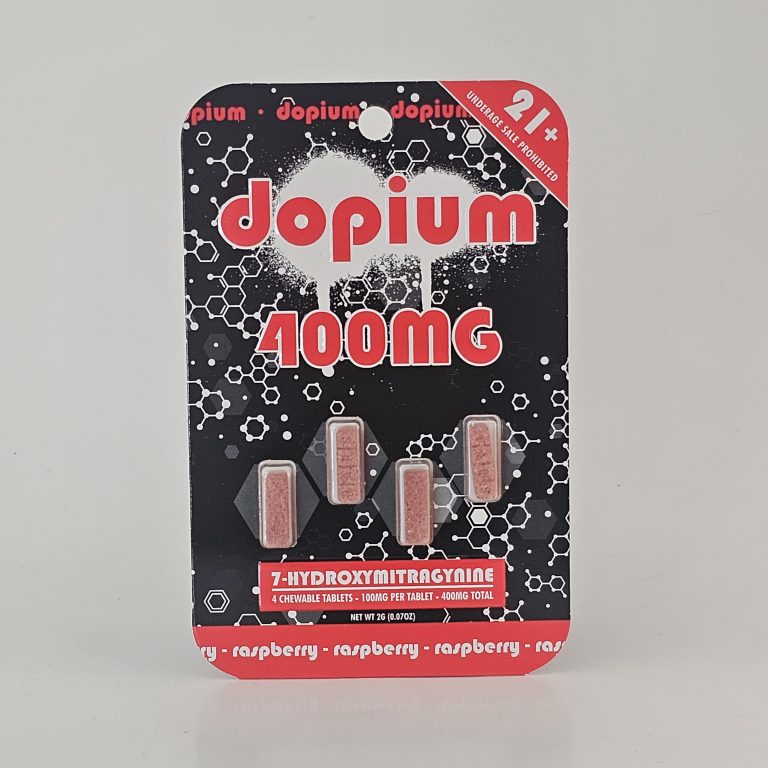 Dopium 7oh 100mg 4 count bars 400mg total