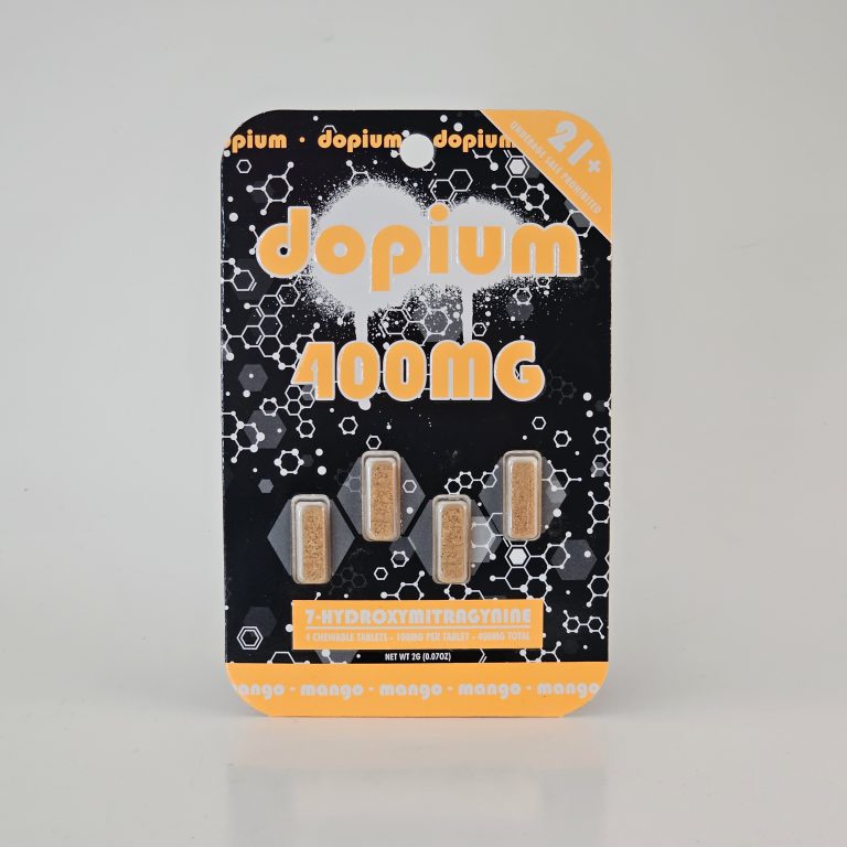 Dopium 7oh 100mg 4 count bars 400mg total