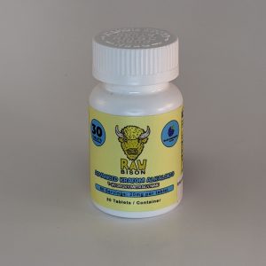 Raw Bison 7-OH 30ct. Tablets – Cherry (600mg Total)