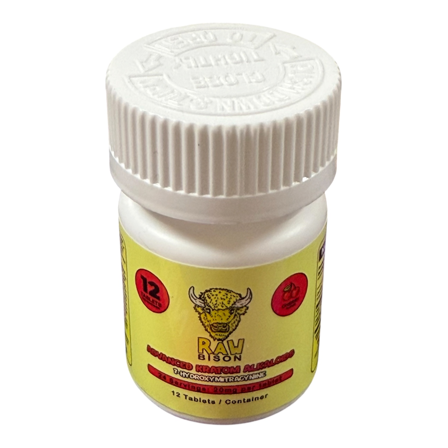 Bonus Raw Bison 12‑Count 20mg Tablets (Free with $150 Purchase)