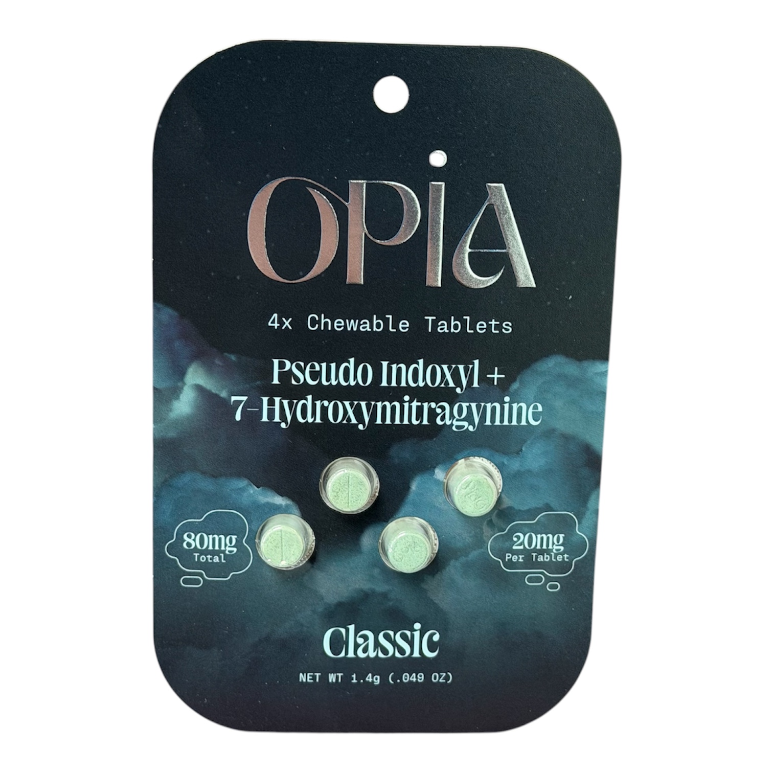 Opia Pseudo + 7-OH Tablets (80mg - 4 Count) Classic