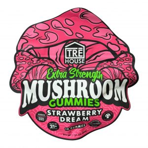 Tre House Extra Strength Mushroom Gummies Strawberry Dream