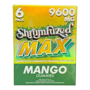 Shrumfuzed MAX 6pk Mushroom Gummies (9600mg) Mango