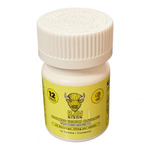 Raw Bison 7-OH 12ct. Tablets – Lemon (240mg Total)