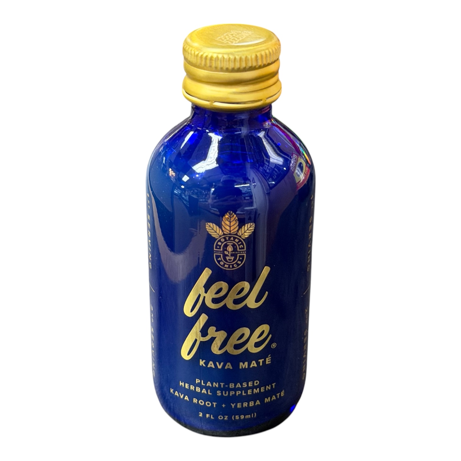 Feel Free Kava Mate Tonic Shot – 2 FL OZ Bottle Front